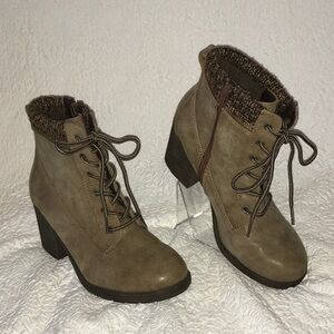 Jellypop Combat Lace Up Bootie
